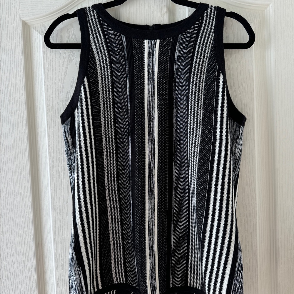 White House Black Market Striped Women's Knit Tank